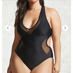 F21 Plus One piece swim suit